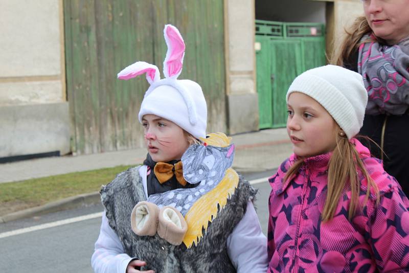 Do ulic se vydala široká škála maškar, nechyběli například tradiční medvědi.