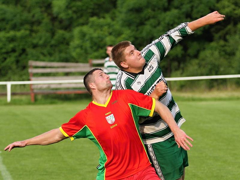 Slavoj Koleč - FK Žižice 1:0 , utkání III. tř., sk. B, okr. Kladno, 8. 6. 2013