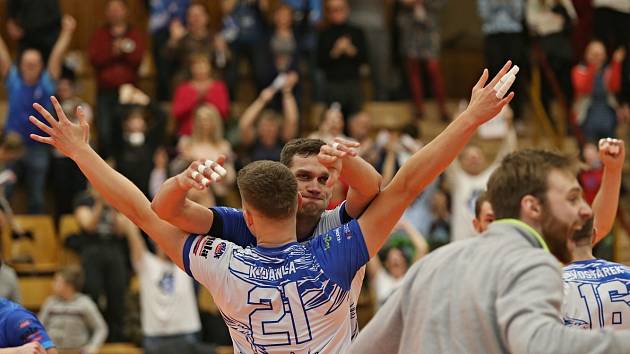 Kladno volejbal cz - VK Jihostroj České Budějovice 3:2, UNIQA Extraliga volejbalu, Kladno, 29. 1. 2022