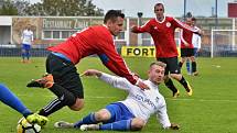 Krajský přebor: Slaný (v bílém) přejelo doma Hvozdnici 6:1.