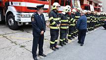 Veliteli kladenských hasičů uspořádali kolegové slavnostní odchod.