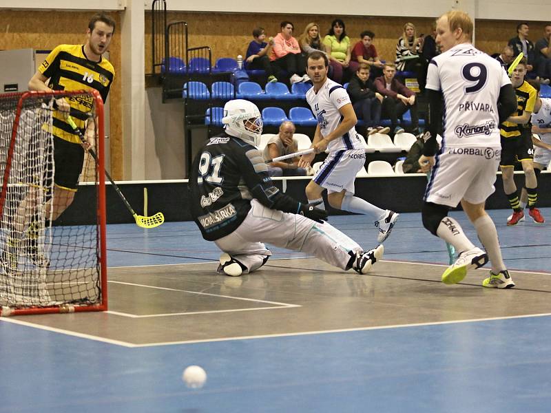 Kanonýři Kladno - Florbal PEGRES Havířov 3:5, 1. liga mužů, 29. 10. 2017 