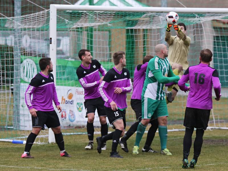 Sokol Hostouň - Tatran Rakovník 0:1, Divize B, 19. 3. 2017