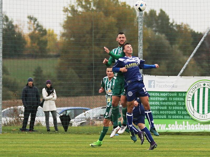 Sokol Hostouň - SK Kladno 1:3, Divize B, 8. 10. 2017