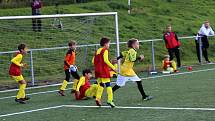 Meziokresní turnaj fotbalových výběrů U11 a U12 v Kladně-Švermově se zúčastnily týmy Kladno, Rakovník, Beroun a Mělník.