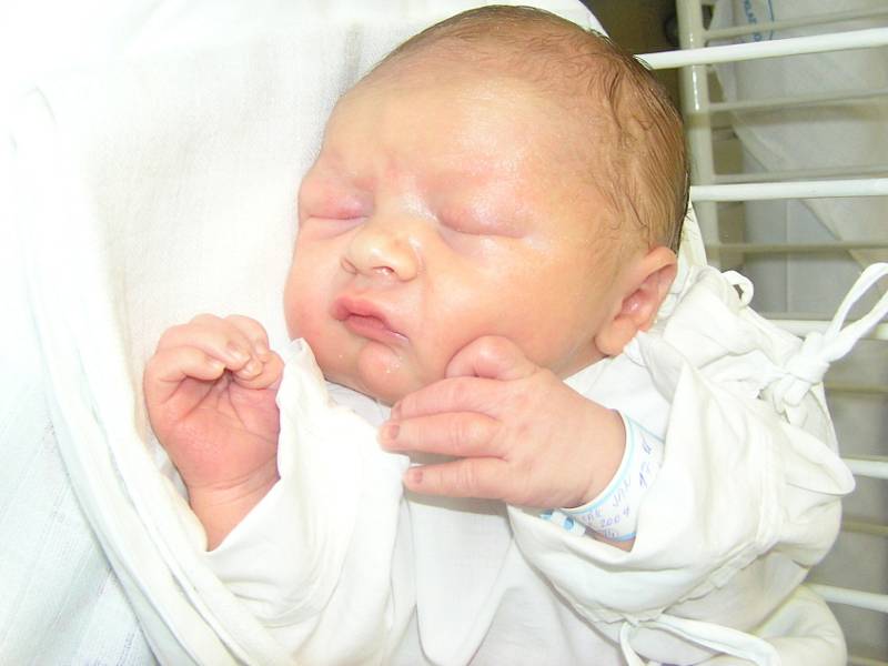 Jan Vlasák, Dřetovice, 5. 2. 2009, váha 3,35 kg, míra 49 cm. Rodiče Olga a Jiří Vlasákovi (porodnice Kladno).