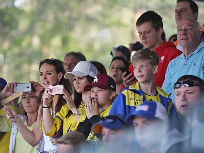 Alpiq Kladno – Kert Praha 0:2  , Kladno 18. 5. 2019, finále Extraligy hokejbalu 2018-9 , Kert vyhrál i třetí zápas a slaví titul.