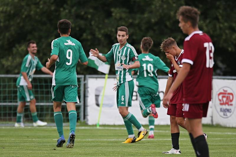 Sokol Hostouň - Sparta Praha U19 2:2, přátelské přípravné utkání 21.7. 2021