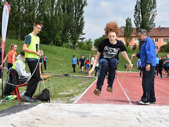 Krajské kolo sazka olympijského víceboje se konalo ve Slaném.