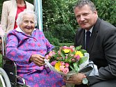 Helena Horáková z Kladna-Švermova slaví 17. června 2016 své 103. narozeniny