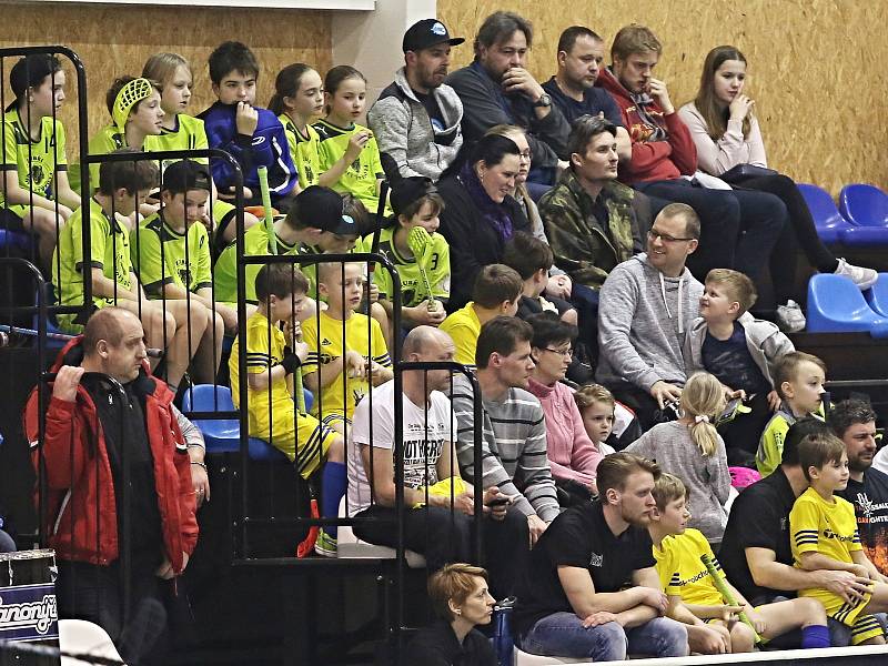 Kanonýři Kladno - Florbal Chomutov, 1. liga mužů, Kladno, 18. 2. 2018