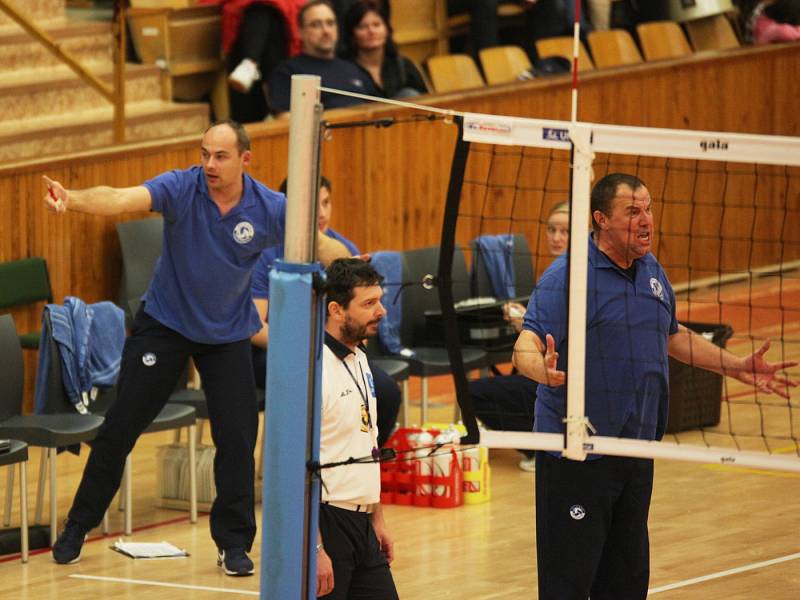 Kladno volejbal cz - AERO Odolena Voda 2:3, Extraliga volejbalu, Kladno, 14.11. 2015