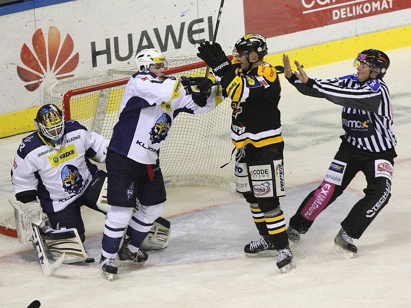 Rytíři Kladno - HC VERVA Litvínov, 37. kolo ELH 2013-14, 10.1.14