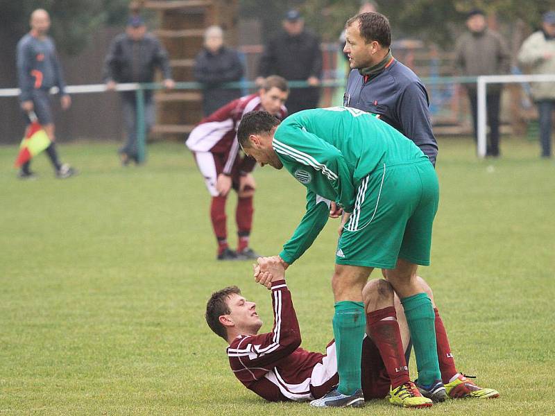 Sokol Hostouň -  - SK Slany 2:1 (1:0), utkání I.A, tř. 2011/12, hráno 23.10.2011