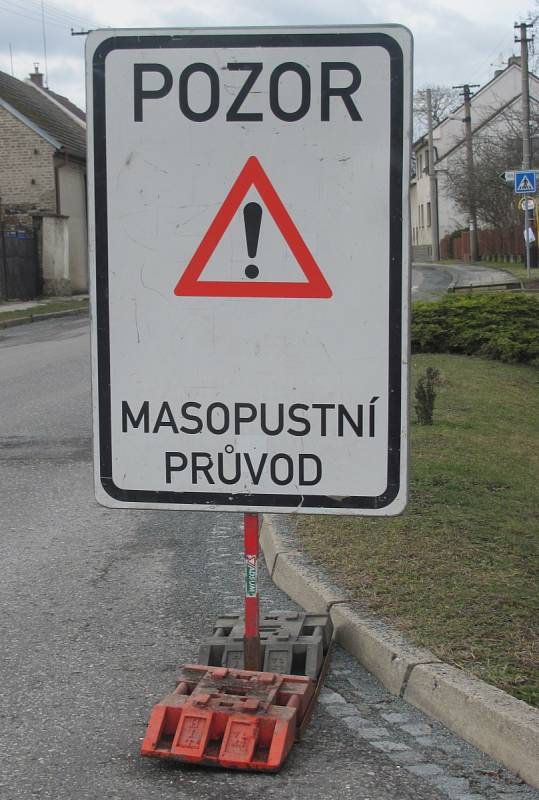 Masopust v Horním Bezděkově, 2. února 2013.