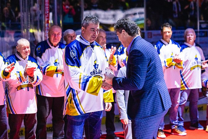 Tomáš Kaberle se stal 40. členem Síně slávy kladenského hokeje.
