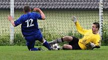 Čechie Velká Dobrá - SK Hřebeč 1:0 , utkání I.B stč. kraj, tř. 2012/13, hráno 1. 6. 2013