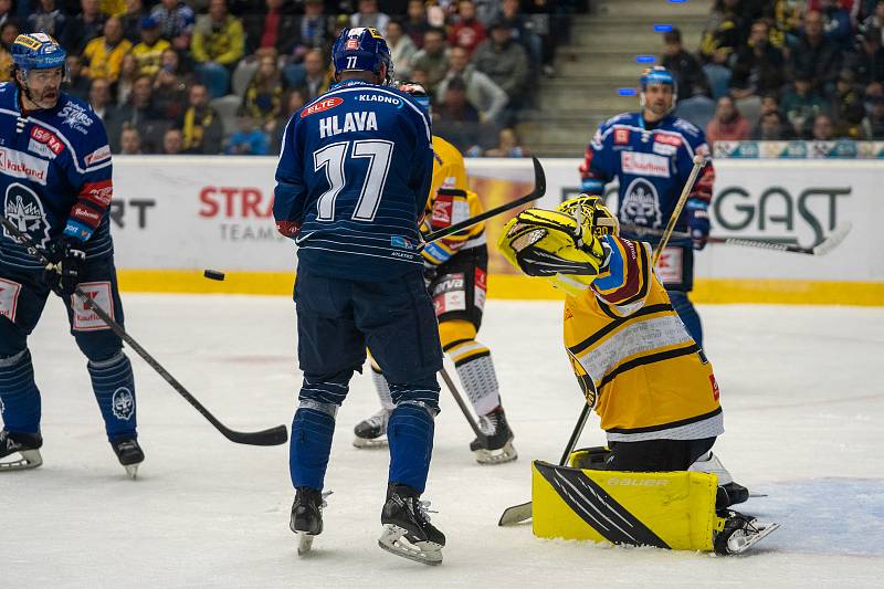 Druhá třetina Rytíři Kladno vs. Verva Litvínov 2:1. (19.6.2021)