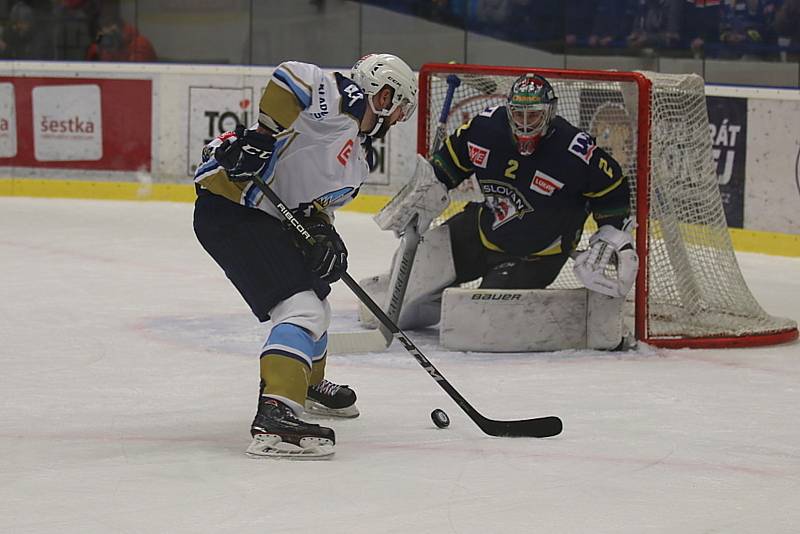 Hokejová Chance liga: Rytíři Kladno - HC Slovan Ústí nad Labem 3:2.