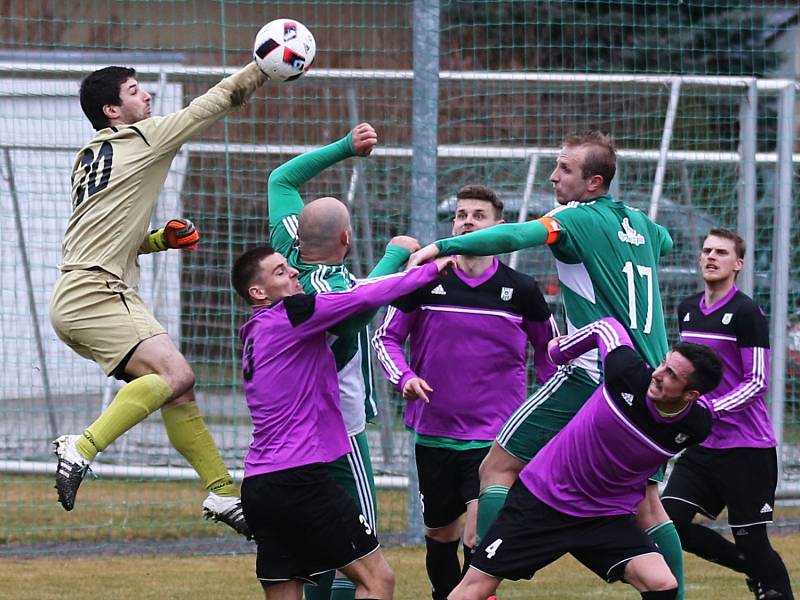 Sokol Hostouň - Tatran Rakovník 0:1, Divize B, 19. 3. 2017