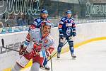 Zápas Rytíři Kladno vs. Mountfield hradec Králové. Po první třetině 0:1. (14.9.2021)