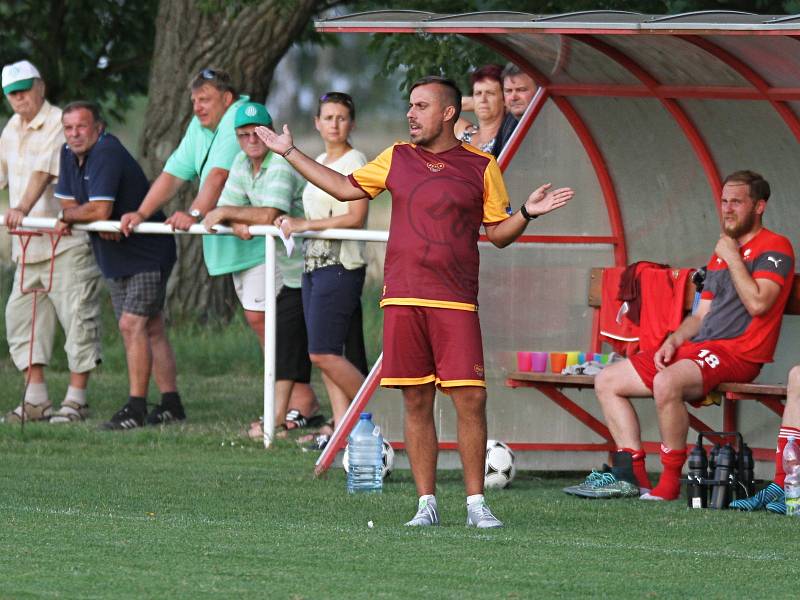 Sokol Hostouň - Dukla Jižní město 4:2, příprava 2. 8. 2017