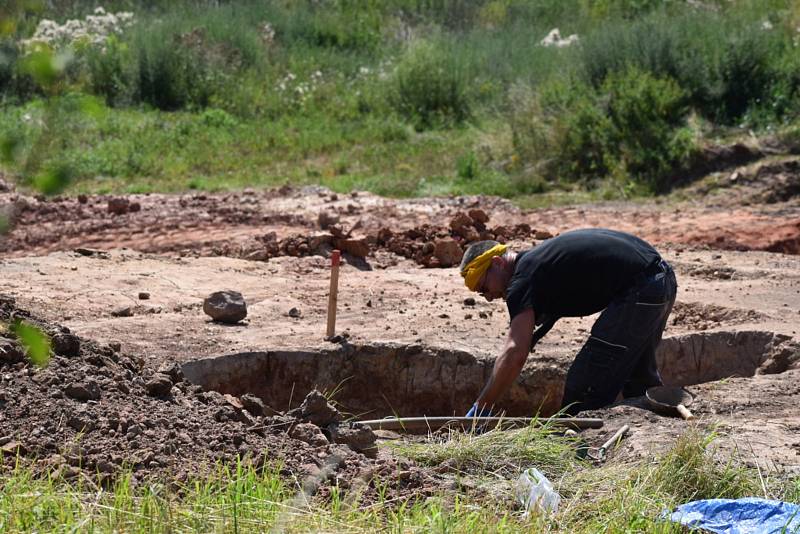 Archeologické nálezy u Slaného.