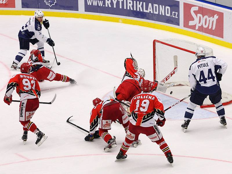 Rytíři Kladno - LHK Jestřábi Prostějov, 1.liga LH 2014-15, 32 kolo, 6.12.14