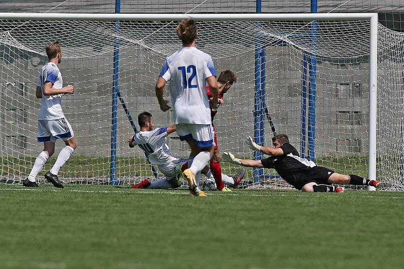 SK Kladno - FK Králův Dvůr 2:0, přátelské přípravné utkání 24.7. 2021