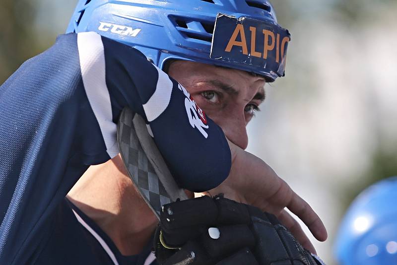 Alpiq Kladno – Kert Praha 0:2  , Kladno 18. 5. 2019, finále Extraligy hokejbalu 2018-9 , Kert vyhrál i třetí zápas a slaví titul.