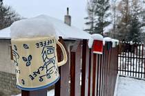 Ze sněhu se na Kladensku lidé také radují, na venkov prostě patří.