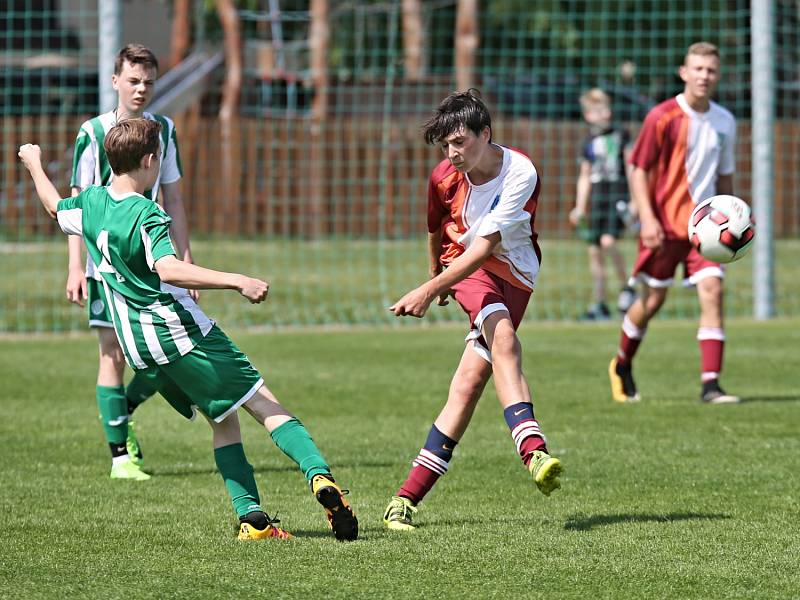 Sokol Hostouň - SK Zichovec 7:1 (3:1), U15 - OP Kladno, 21. kolo, 26. 5. 2018