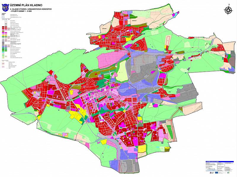 Město Kladno má územní plán.