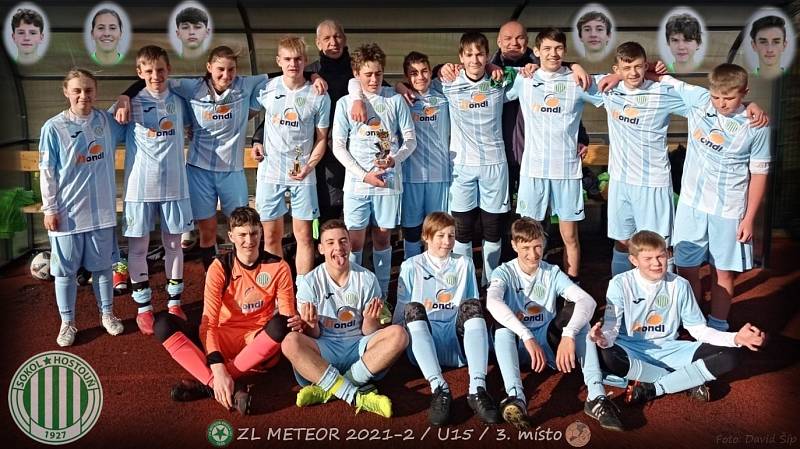 Tým starších žáků Sokola Hostouň vybojoval bronz v ZL Meteor 2021/2