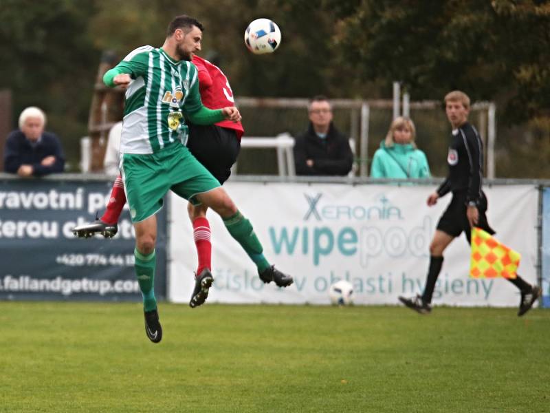 Sokol Hostouň - Sportovní sdružení Ostrá 1:0 (0:0) Pen: 7:6, Divize B, 24. 9. 2017