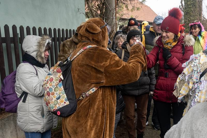 Tradiční masopust a zabijačka v Máslovicích.