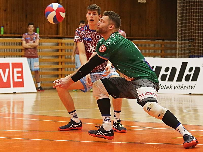 Kladno volejbal cz - AERO Odolena Voda 3:1, Extraliga volejbalu, Kladno, 22. 12.2018