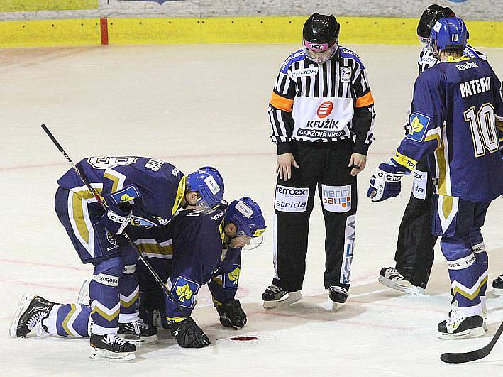 Rytíři Kladno - HC Litvínov 5 : 0, 35. kolo ELH 2011-12, hráné 29.12.11. Jiří Drtina 