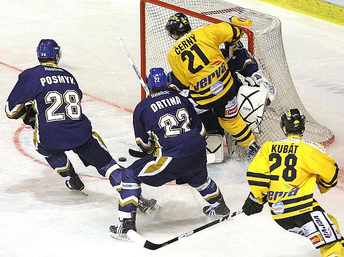 Rytíři Kladno - HC Litvínov 5 : 0, 35. kolo ELH 2011-12, hráné 29.12.11