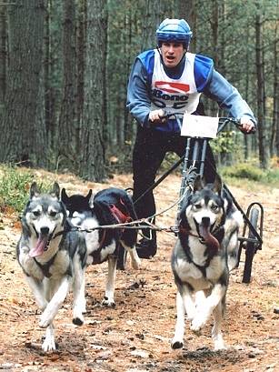 Musher Ondřej Stejskal trénuje na mistrovství Evropy.