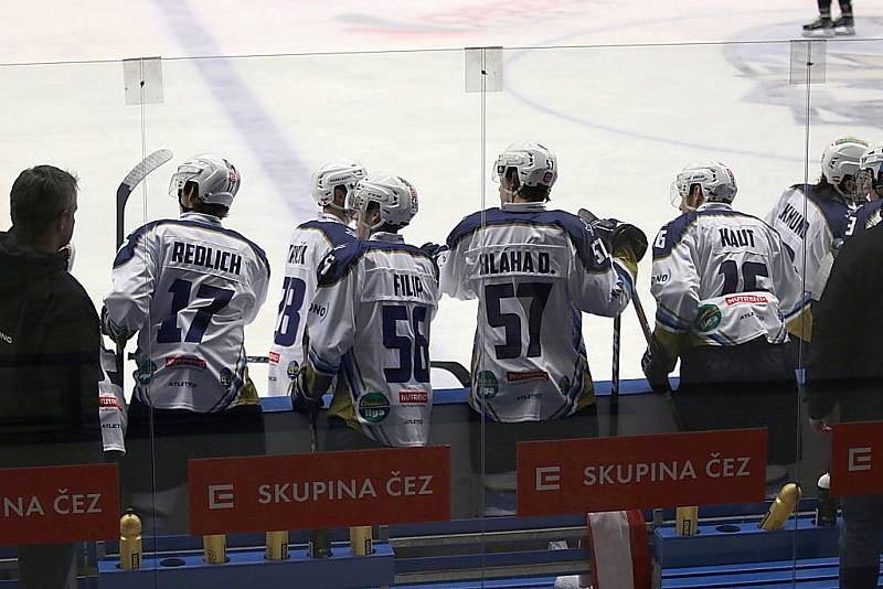 Kladno (v bílém) vysoko přehrálo Prostějov 7:3.