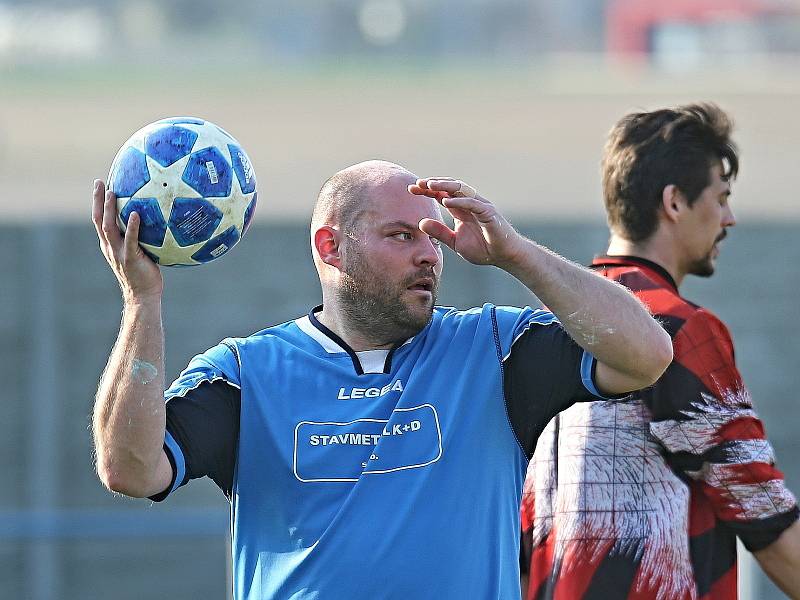 Petr "Šíla" Šiler - autor vyrovnávací branky na 1:1   // Velké Přítočno - Novo Kladno 3:2 pk, OP Kladno, 6. 4. 2019