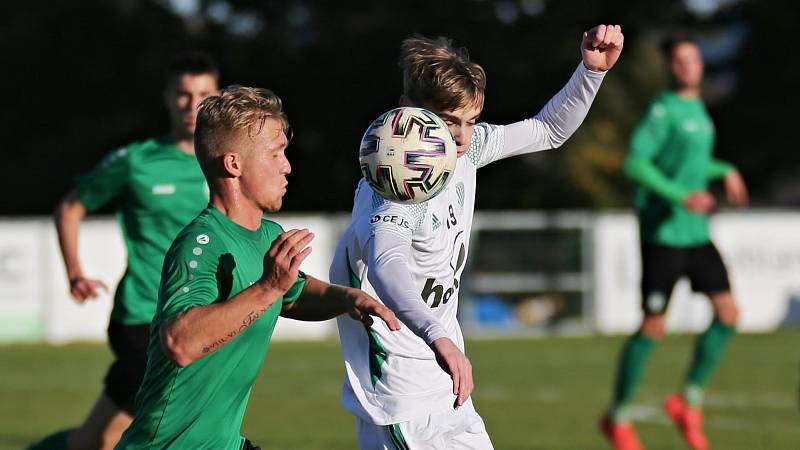 Sokol Hostouň - 1. FK Příbram B 3:4 (0:4), FORTUNA:ČFL, 24.10.2021