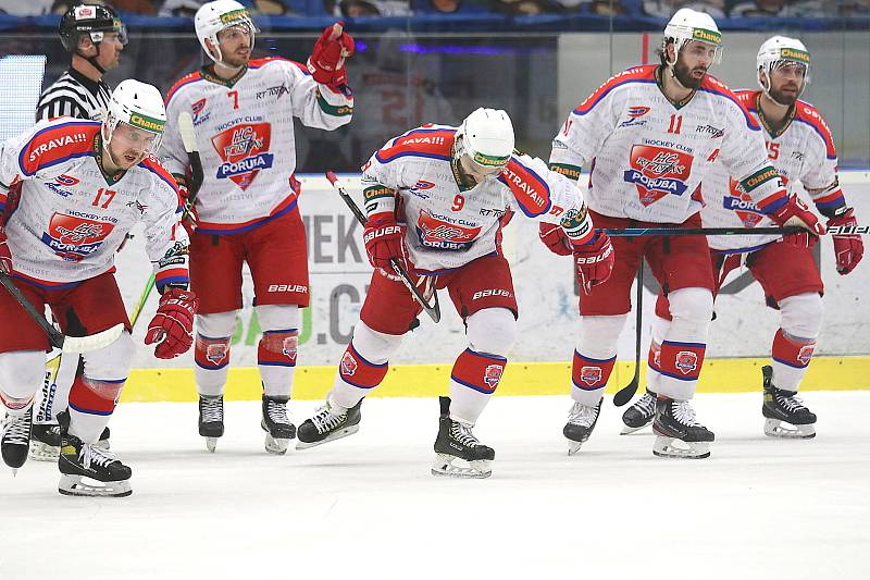 Chance liga, úvodní duel semifinále play -off Kladno - Poruba