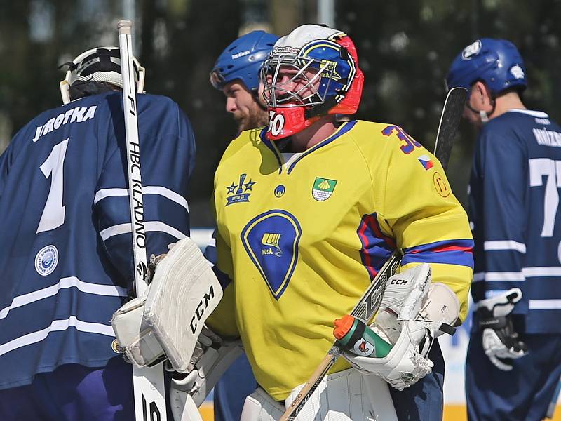 Alpiq Kladno – Kert Praha 0:2  , Kladno 18. 5. 2019, finále Extraligy hokejbalu 2018-9 , Kert vyhrál i třetí zápas a slaví titul.