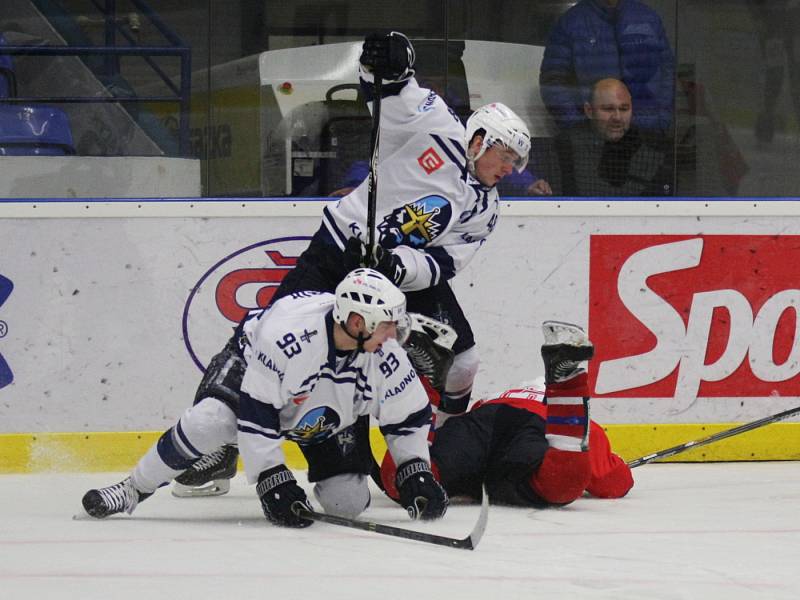 Rytíři Kladno – Horácká Slavia Třebíč 4:3, WSM liga LH, 2. 12. 2015