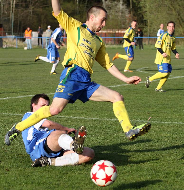 SK Doksy - Sokol Braškov 4:3 (2:2), utkání I.B, tř. 2011/12, hráno 21.4.2012