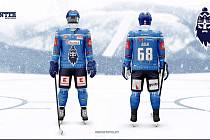 Hokejové Kladno představilo speciální dresy, ve kterých odehraje 9. prosince utkání pod širým nebem proti Pardubicím.