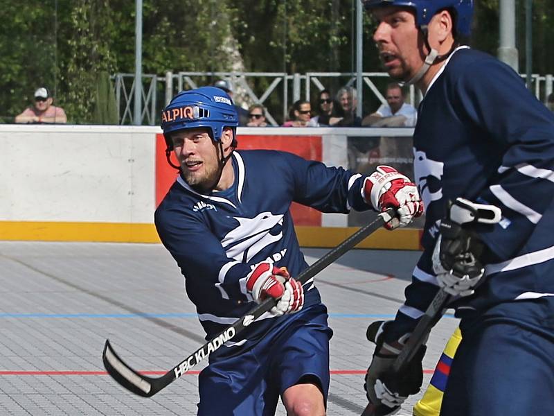 Alpiq Kladno – Kert Praha 0:2  , Kladno 18. 5. 2019, finále Extraligy hokejbalu 2018-9 , Kert vyhrál i třetí zápas a slaví titul.