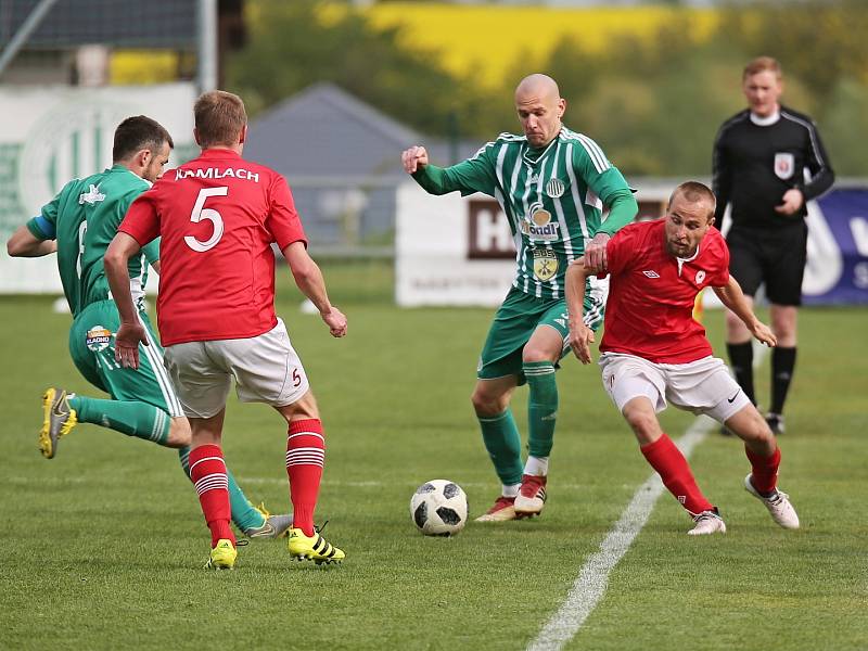 Sokol Hostouň - Sportovní sdružení Ostrá 2:0 (0:0), Divize B, 12. 5. 2019